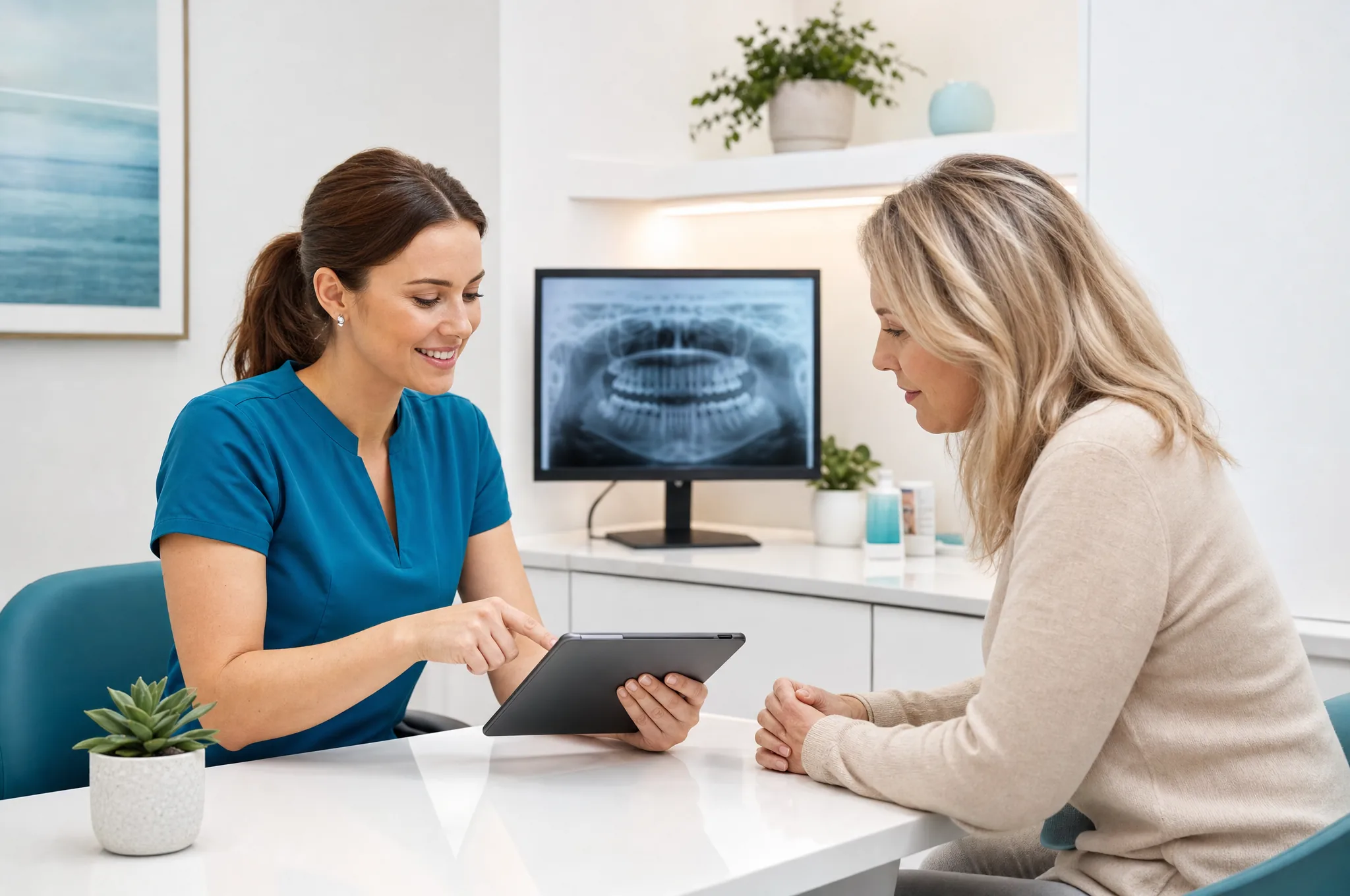 Payment information for dental patients